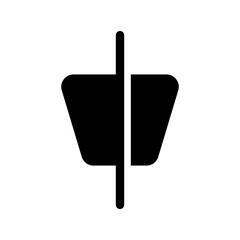 Reflect Icon Vector Symbol Design Illustration