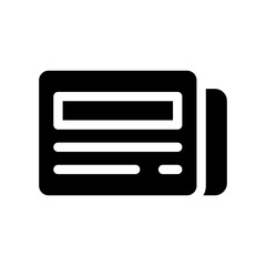Fototapeta premium Newspaper Icon Vector Symbol Design Illustration