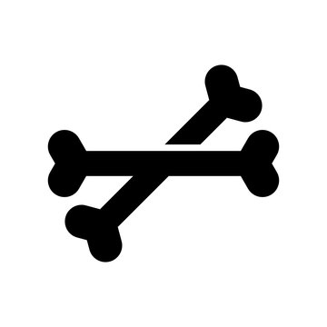 Bones Icon Vector Symbol Design Illustration