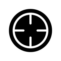 Crosshair Icon Vector Symbol Design Illustration