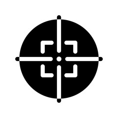 Crosshair Icon Vector Symbol Design Illustration