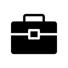 Briefcase Icon Vector Symbol Design Illustration
