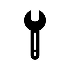 Wrench Icon Vector Symbol Design Illustration