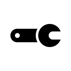 Wrench Icon Vector Symbol Design Illustration