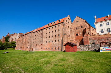 The famous Grudziądz Granaries, Kuyavian-Pomeranian Voivodeship, Poland.