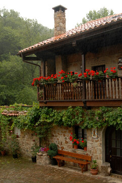 Barcena mayor en asturias.Espa&ntilde;a