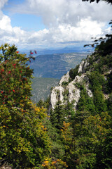 Panorama bei Suzette in der Provence