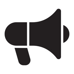 megaphone glyph icon