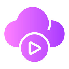 cloud gradient icon