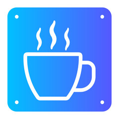 cafe gradient icon