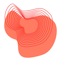 blobs and wavy lines