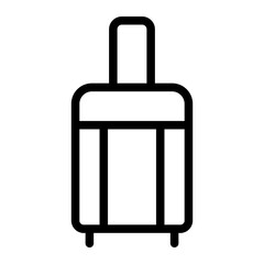 Obraz premium suitcase line icon