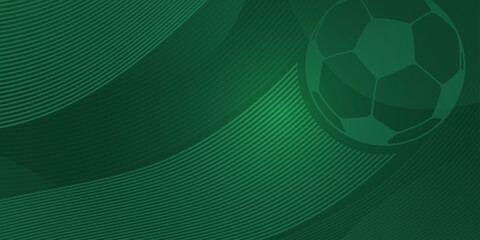 Football background in green halftones. Waves. Vector background © _Dmitrich_G