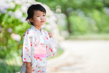 浴衣の少女