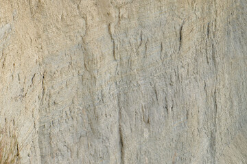 View of rough mountain cliff, closeup