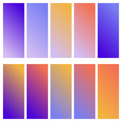 Soft color background. Modern screen vector design for mobile apps. Soft color abstract gradient