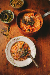 Butternut Squash and Bacon Risotto