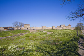 Fototapeta na wymiar Ackerman fortress in the city Belgorod-Dnestrovsky, Ukraine 