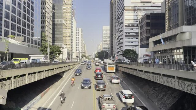 Paulista Avenue, Sao Paulo Brasil 1 Juli 2022