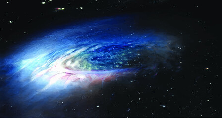 Fototapeta na wymiar nebula galaxy outer fantasy world space scifi game