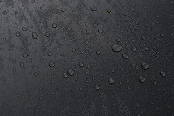 Black water drop for background