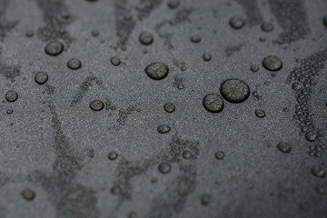 Black water drop for background