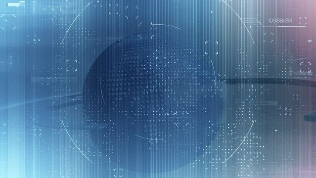 abstract dark digital grid data communication technology background