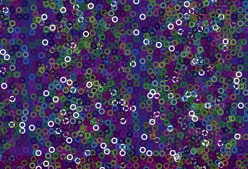 Light Multicolor vector background with spots.