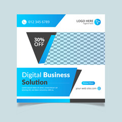 Digital marketing agency social media post design