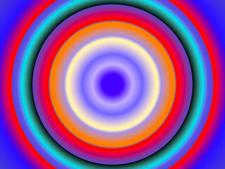 abstract colorful gradient circles background