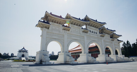 Fototapeta premium Chiang Kai-shek Memorial Hall in Taiwan
