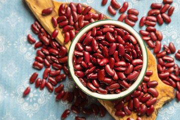Raw red kidney beans