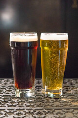 beer light and dark