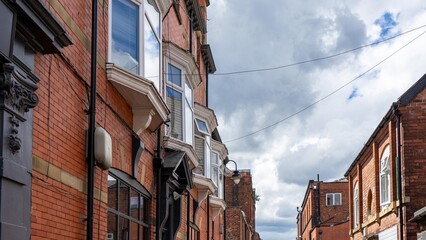 Fragment of the architecture of the old street