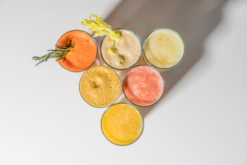 Fruit and vegetable smoothies