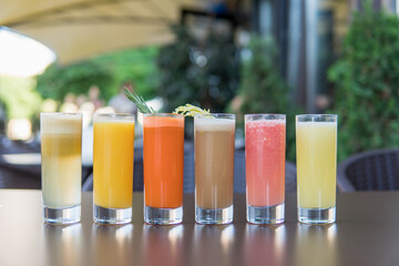 Fruit and vegetable smoothies