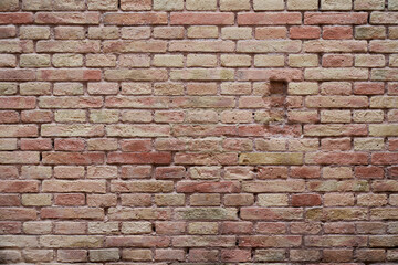 texture of an old brick wall