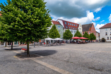 Fototapeta premium Anklam Marktplatz