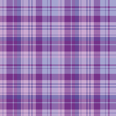 Seamless pattern in lovely violet colors for plaid, fabric, textile, clothes, tablecloth and other things. Vector image.