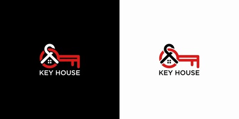 Key house logo template