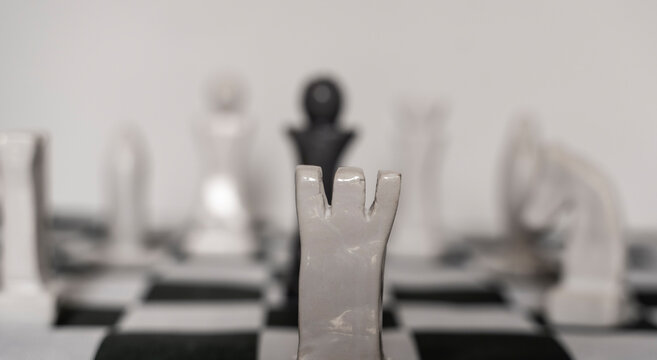 battle in the field of chess. human emotional states