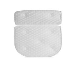 New soft bath pillow isolated on white