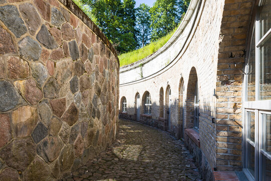 Boyen Fortress. Former Prussian fortress used during WWI and WWII. Gizycko, Poland, 11 June 2022