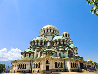 Fototapeta premium St Alexander Nevski Cathedral In Sofia Bulgaria 