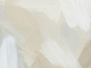 Obraz premium Abstract art background with paint brush strokes. Aesthetic acrylic texture in neutral colors