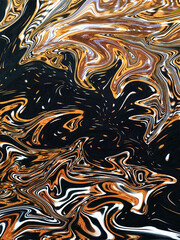 brown black and white pattern abstract wave	