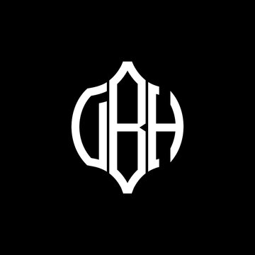 DBH letter logo. DBH best black background vector image. DBH Monogram logo design for entrepreneur and business.