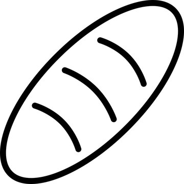 recommend clip art: Bread outline icon