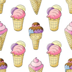 Print for cloth design, textile, fabric, wallpaper