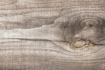 Wooden brown, gray board texture with knot